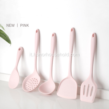 set di utensili in silicone da cucina